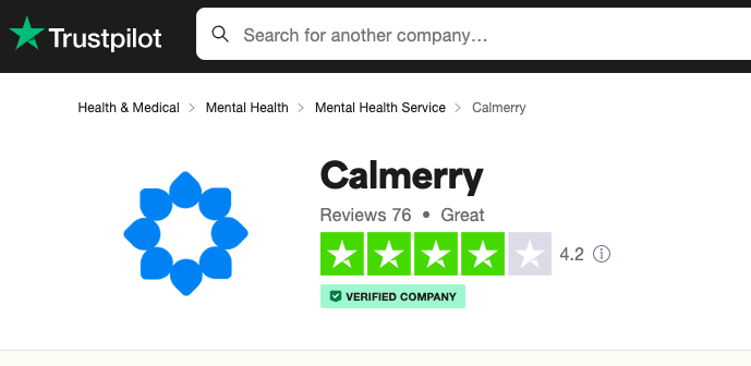 calmerry trustpilot review